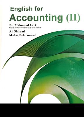 زبان تخصصی حسابداری جلد 2 English for Accounting